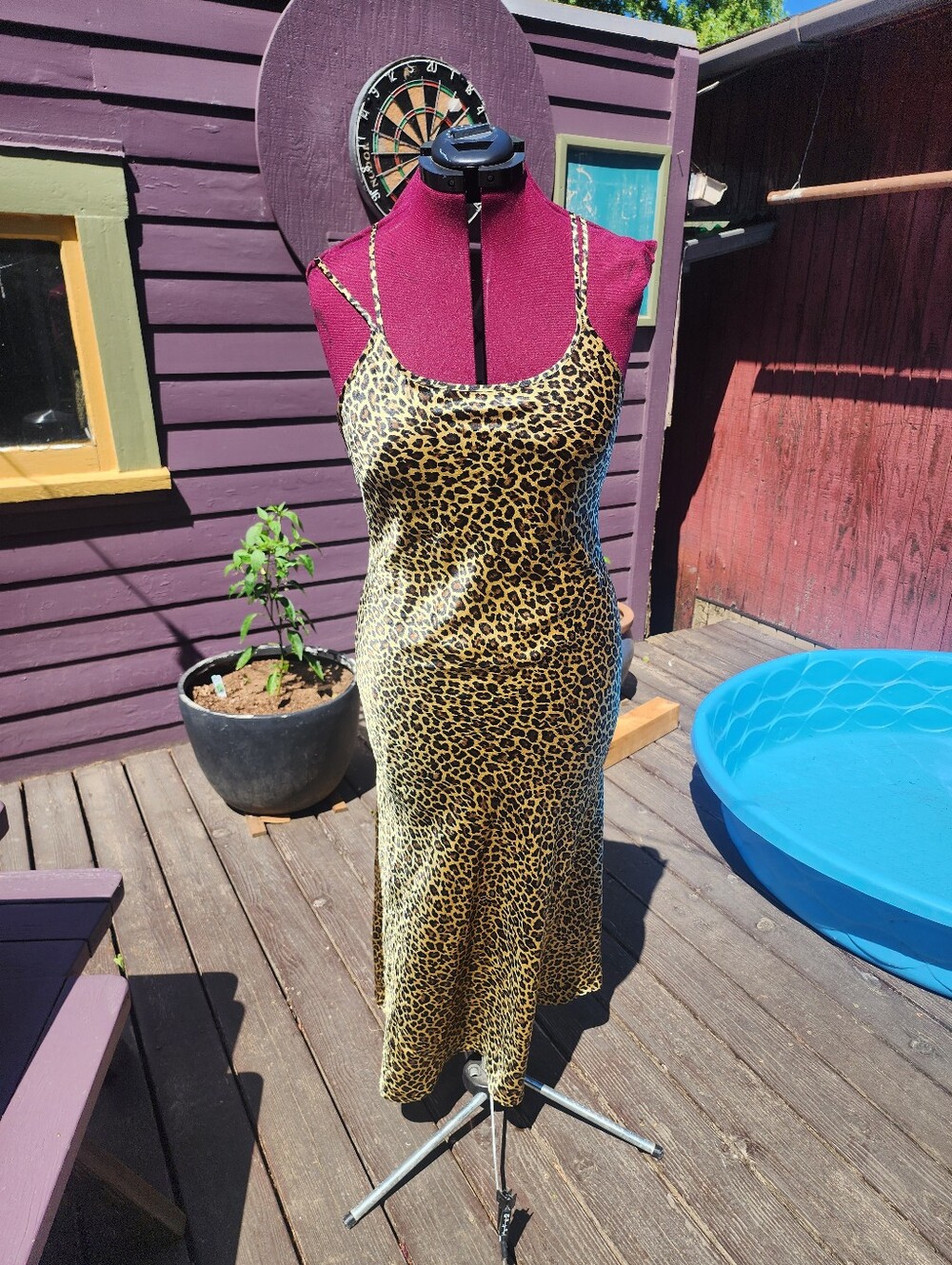 Victoria's Secret Leopard Print Slip - Yellow, Black, Brown